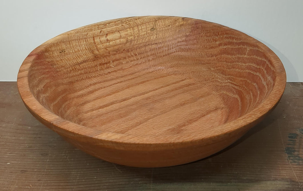 Medium-sized Oak Serving Bowl