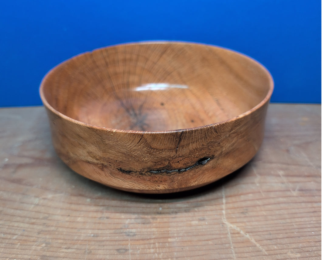Oak Bowl with bark inclusion