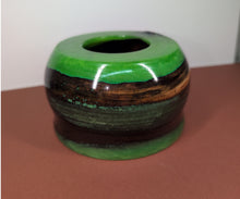 Load image into Gallery viewer, Walnut Bowl w/ emerald green resin