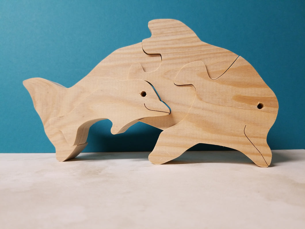 Dolphin and calf puzzle