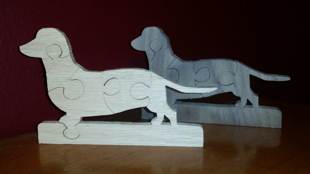 Puppy - Dachshund puzzle